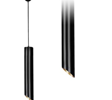 MODERNA VISEĆA STROPNA SVJETILJKA CRNO ZLATO 20 CM APP573-1CP - cover