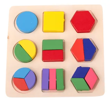 Montessori drvena edukativna igračka spajanja oblika 18 kom. - cover
