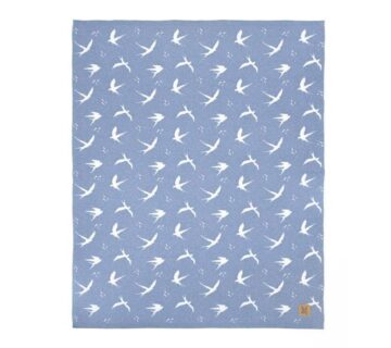 Bellamy Fly pamučna dekica 80x100 cm, plava - cover