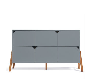 Bellamy Lotta komoda s 6 ladica, grey - cover