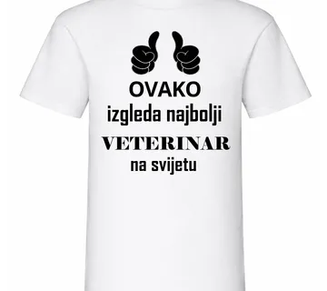 Majica za najboljeg veterinara - cover