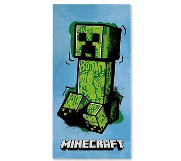 Minecraft ‘Creeper’ ručnik za plažu, 70×140 cm - cover