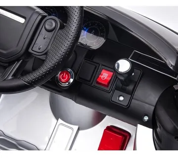 Licencirani auto na akumulator Range Rover - sivi/lakirani - cover