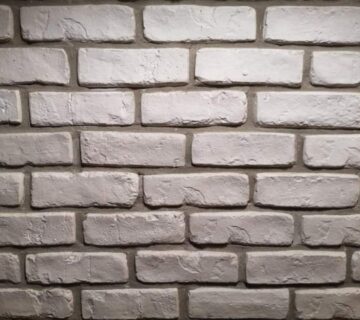 Bijela dekorativna ciglica za odlaganje vanjskih i unutarnjih zidova - cover