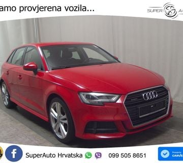 Audi A3 SB 40 TFSI quattro Aut. S line 190 KS, LED+TEM+GR SJED+PARK - cover