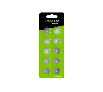 Green Cell Blister 10x Lithium Battery CR2032 3V 220mAh Button - Strmec, Sveta Nedelja