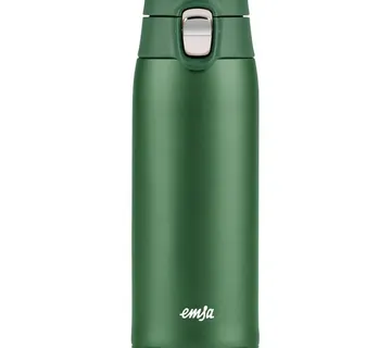 Emsa TRAVEL MUG light thermo mug (dark green, 0.4 liters, flip lid) - Strmec, Sveta Nedelja