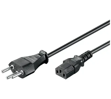 Goobay Kaltgerätekabel (Schweiz) black Cable 2 Meter - Strmec, Sveta Nedelja