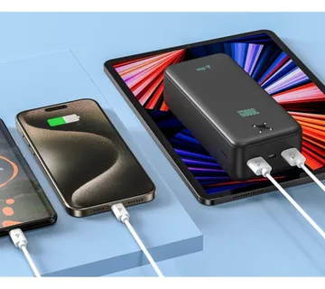 iPEAX prijenosna baterija, POWER BANK 30000 mAh, 10,5 W, 2x USB-A CRNA - 03090110 - Strmec, Sveta Nedelja
