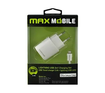 Punjač MaxMobile Set 2U1 Iphone 5/6/7 iPad 2.4A - Strmec, Sveta Nedelja