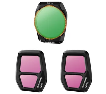 Sunnylife A3S-FI925CPL adjustable lens filter, CPL+ND8+ND16 for AIR 3S 3pcs - Strmec, Sveta Nedelja