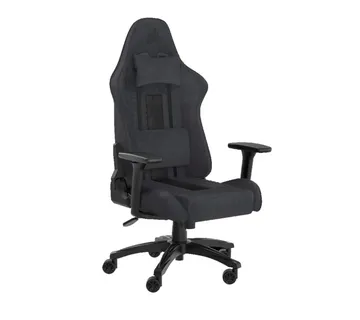 Corsair TC100 Relaxed Soft Fabric Gamingstuhl, black, grau-CF-9010052-WW - Strmec, Sveta Nedelja