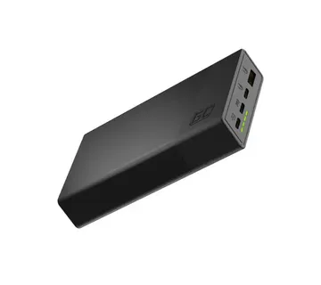 Green Cell GC PowerPlay 20S Power Bank 20000mAh 22.5W PD USB C with Fast Charging - Strmec, Sveta Nedelja