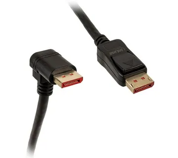 InLine 8K (UHD-2) DisplayPort Kabel, nach unten gewinkelt, black - 2m 17152U - Strmec, Sveta Nedelja