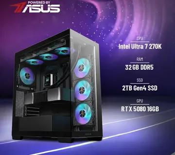 BaB računalo Inferno X (Intel Ultra 7 270K, Liquid, RTX 5080, 32GB DDR5, 2TB SSD, RGB, Win11P) Powered By ASUS - Strmec, Sveta Nedelja
