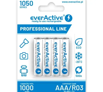 Rechargeable batteries everActive Ni-MH R03 AAA 1050 mAh Professional Line - Strmec, Sveta Nedelja