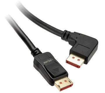 InLine 8K (UHD-2) DisplayPort Kabel, rechts gewinkelt, black - 3m 17153R - Strmec, Sveta Nedelja
