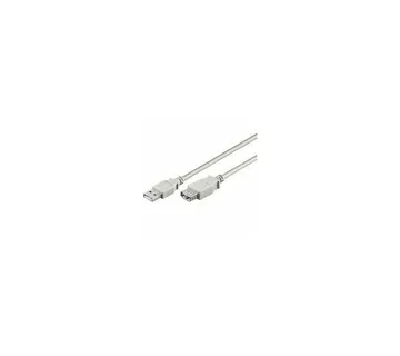 NaviaTec USB 2.0 A muški na A ženski kabel, 5m, bež - Strmec, Sveta Nedelja