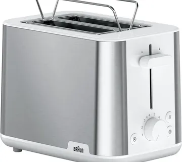 Braun Toaster PurShine HT 1510 WH (stainless steel/white, 900 watts, for 2 slices of toast) - Strmec, Sveta Nedelja