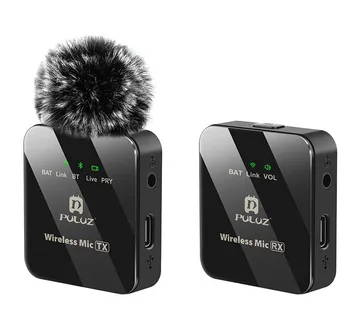 Wireless Lavalier Microphone PULUZ 1 TX + 1 RX - Strmec, Sveta Nedelja