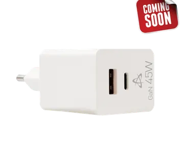 SBOX USB-A/USB-C brzi zidni punjač HC-45 2 utora - 45W GAN bijeli - Strmec, Sveta Nedelja