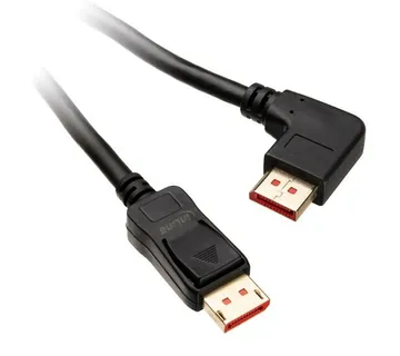 InLine 8K (UHD-2) DisplayPort Kabel, links gewinkelt, black - 2m 17152L - Strmec, Sveta Nedelja