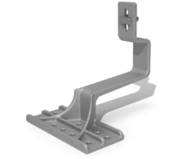 Roof hook aluminium100 mm (without screw) - Strmec, Sveta Nedelja