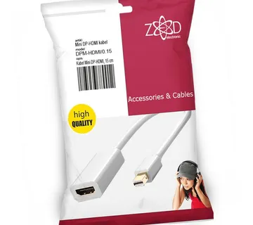 ZED electronic Kabel Display Port Mini na HDMI, dužina 0.15 m - DPM-HDMI/0.15 - Strmec, Sveta Nedelja