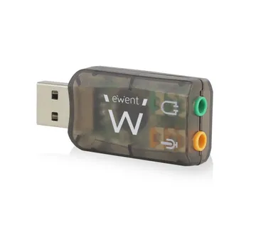Zvočna kartica USB Virtual 5.1 3D, Ewent - EW3751 - Strmec, Sveta Nedelja