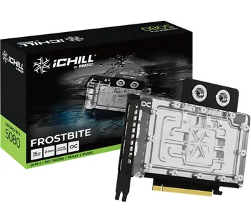 INNO3D GeForce RTX 5080 ICHILL FROSTBITE, graphics card DLSS 4, 3x DisplayPort, 1x HDMI 2.1 - Strmec, Sveta Nedelja