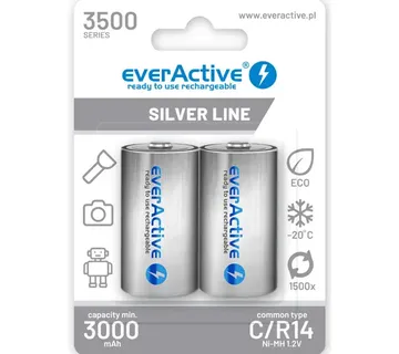 Rechargeable Batteries everActive R14/C Ni-MH 3500 mAh ready to use - Strmec, Sveta Nedelja