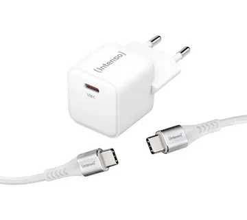 Intenso Power Adapter W30C GaN + C315C USB-C cable (white, 30 watts) - Strmec, Sveta Nedelja