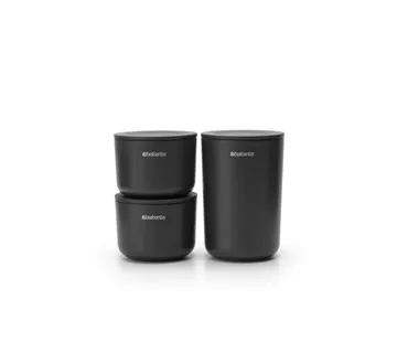 Brabantia set of 3 pots for the bathroom, gray - Strmec, Sveta Nedelja