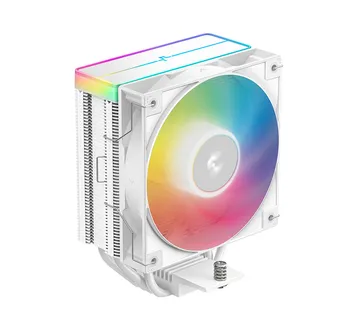Hladilnik za procesor DeepCool AG400 WH ARGB V2, 120mm, bel - R-AG400-WHAMMN-GJD - Strmec, Sveta Nedelja
