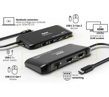Port docking travel USB-C,1x4K ili 2xFHD, do 100W - Strmec, Sveta Nedelja