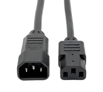 Lanberg CA-C13E-11CC-0030-BK power cable Black 3 m C13 coupler C14 coupler - Strmec, Sveta Nedelja