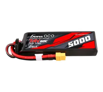 Gens ace G-Tech 5000mAh 7.4V 60C 2S1P Lipo PC material case with XT60 Plug - Strmec, Sveta Nedelja