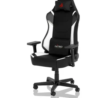 Nitro Concepts X1000 Gaming Stolical - Radiant White NC-X1000-BW - Strmec, Sveta Nedelja
