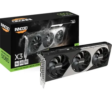 INNO3D GeForce RTX 5080 X3, graphics card DLSS 4, 3x DisplayPort, 1x HDMI 2.1 - Strmec, Sveta Nedelja