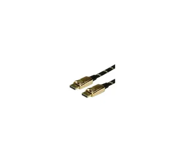 Roline GOLD DisplayPort kabel v1.2, DP-DP M/M, 2.0m, crno/zlatni - Strmec, Sveta Nedelja