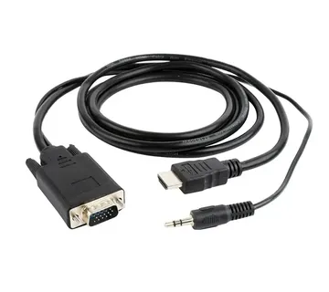 Gembird A-HDMI-VGA-03-6 video cable adapter 1.8 m HDMI Type A (Standard) VGA (D-Sub) + 3.5mm Black - Strmec, Sveta Nedelja
