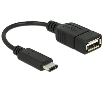 DeLOCK Adapter - USB A - USB C - 15cm - black - Strmec, Sveta Nedelja