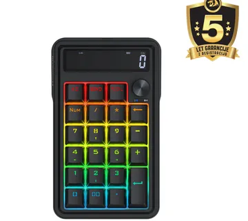 Keyboard - Redragon Cove K733-Rgb-Wl Wired/2.4g/bt - Strmec, Sveta Nedelja