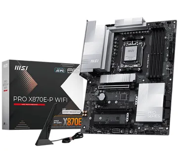 MSI PRO X870E-P WIFI, ATX, Socket AM5, 4x DDR5 Dual Channel DDR5 up to 8200(OC)MHz, 3x PCIe x16 slot, 3x M.2 slot, 4x USB 2.0, 2x USB 5Gbps, 2x USB 10Gbps, 1x 20Gbps Type-C, 1x 40Gbps Type-C, HDMI, 7. - Strmec, Sveta Nedelja