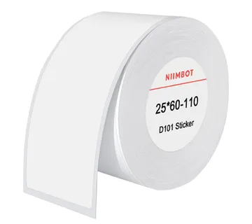 Thermal labels Niimbot stickers 25x60 mm, 110 pcs (White) - Strmec, Sveta Nedelja