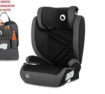 Lionelo i-Size autosjedalica Hugo, ISOFIX, 100-150cm, siva + ORGANIZATOR - 21020114 - Strmec, Sveta Nedelja