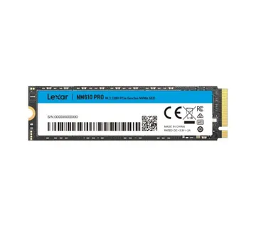 Lexar NM610 Pro NVMe SSD, PCIe 3.0 M.2 Typ 2280 - 500 GB - Strmec, Sveta Nedelja