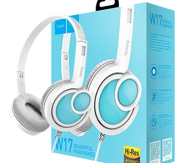 hoco. Slušalice sa mikrofonom, 3.5 mm,dužina kabela 1.5 met,bijela - W17 Delightful Headphones MIC WH - Strmec, Sveta Nedelja