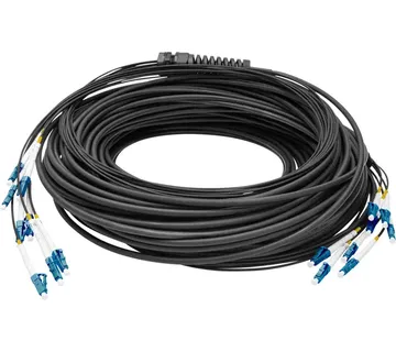 Digitus fiber optic universal breakout cable, duplex, LC/UPC connector, single mode OS2 (black, 50 meters, pre-assembled) - Strmec, Sveta Nedelja