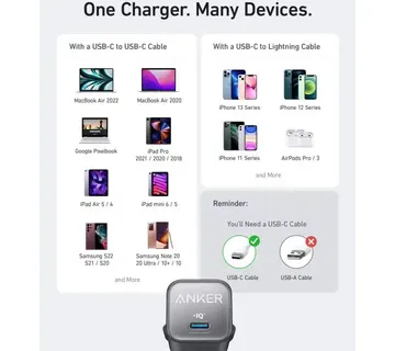 Anker Nano 3 (511) USB-C charger 30W, white - Strmec, Sveta Nedelja